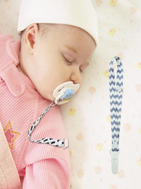 Infant For Kids Strap Chain Nipple Leash Clip Holder Dummy Pacifier Soother 