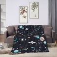 thumbnail image 7 of KLL Fleece Blanket Plush Throw Blanket Galaxy2 ,Soft Fuzzy Cozy Flannel Blanket for Couch Sofa Bed.(50"x40" ), 7 of 7