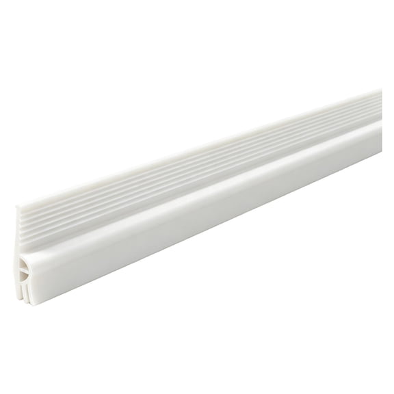 Self-Adhesive Silicone Door Bottom Weather Stripping Strip, Soundproof Wind Dust Insulation Door Gap Sealer For Wooden Glass Metal Doors(L,White)