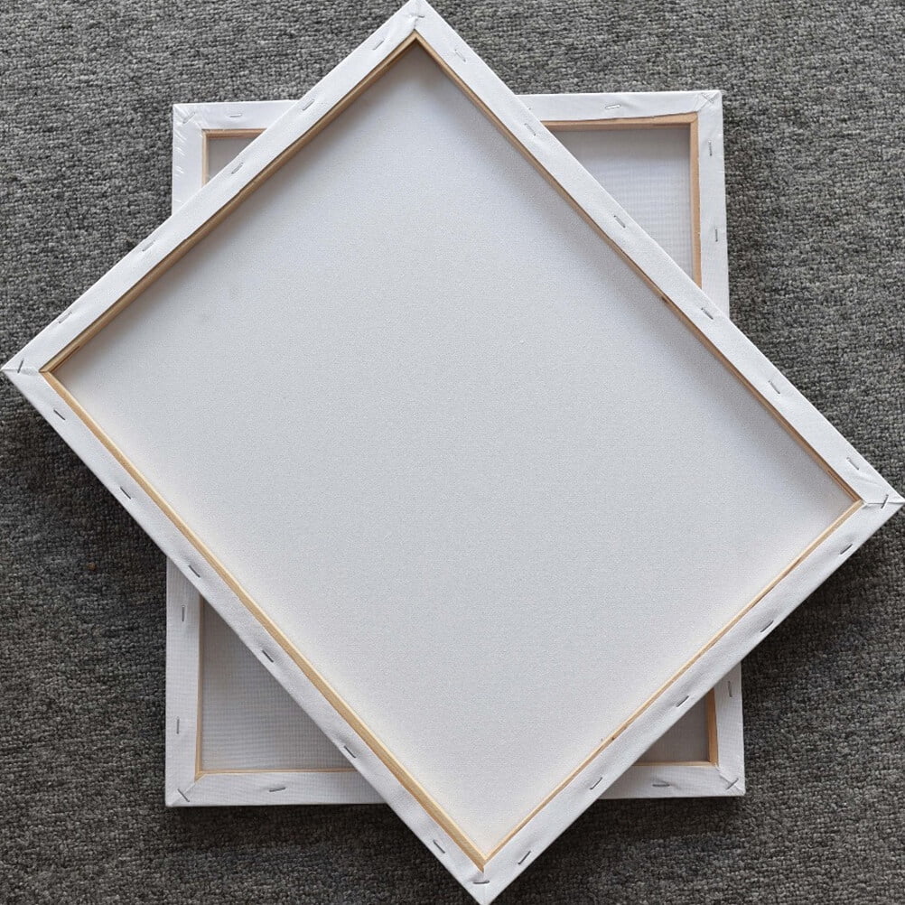 Phlegsive 6 White Blank Canvas Panels for Painting 25x30