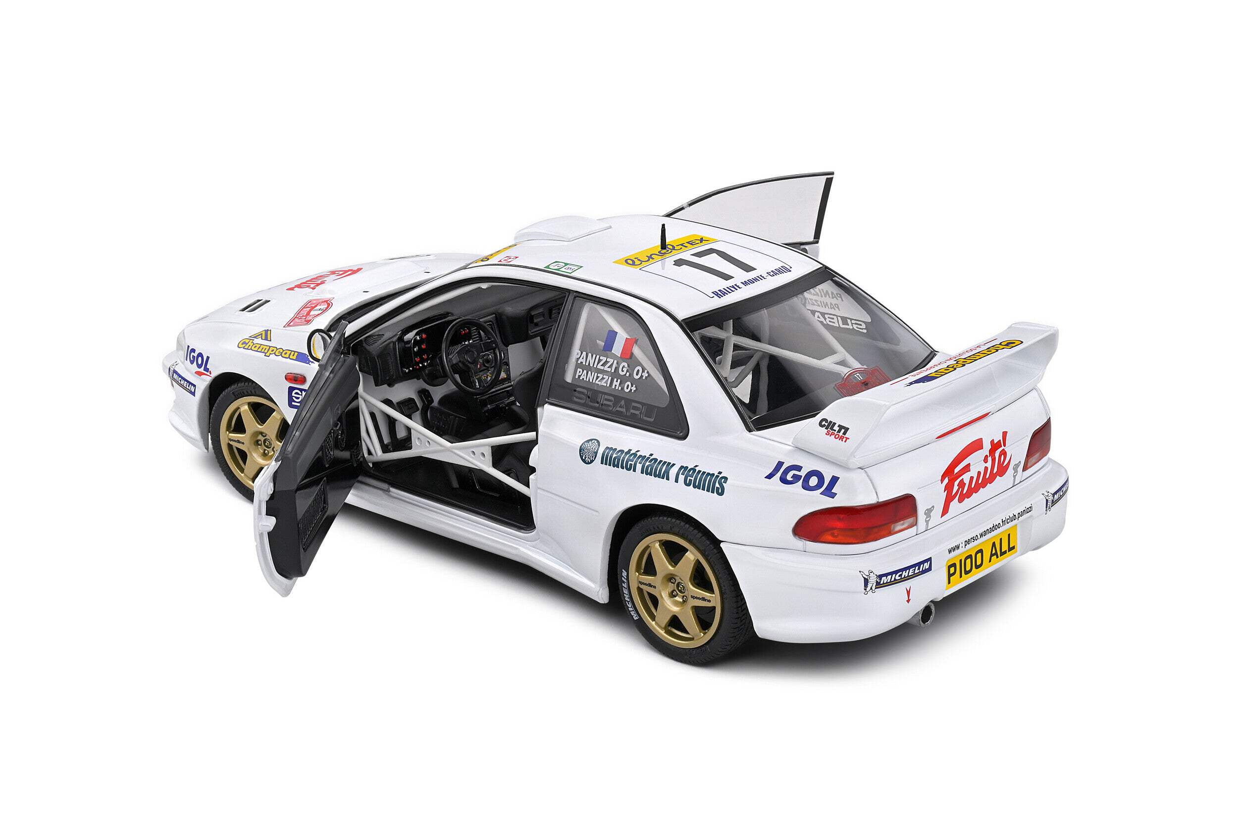 ミニカー SOLIDO1/18Subaru Impreza Monte-Carlo1995 s1800802-subaru-impreza-rallye