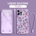 thumbnail image 3 of 2024 Sanrio HelloKitty Catton Liquid Rope For Apple iPhone 15 14 13 12 11 XS XR X 8 7 SE Pro Max Plus Mini Back Phone Case LXY, 3 of 6