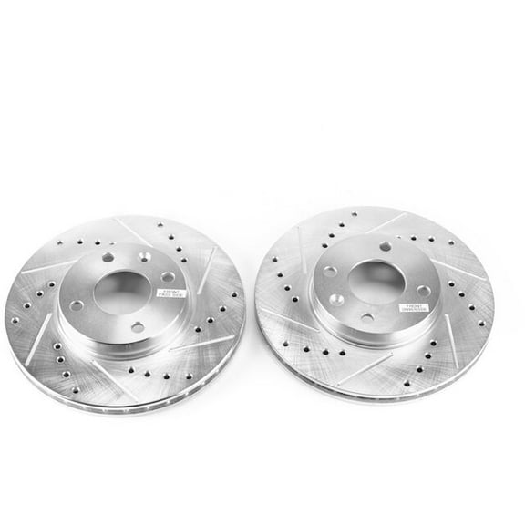 Front Brake Rotor Set - Compatible with 2016 - 2021 Chevy Spark 2017 2018 2019 2020