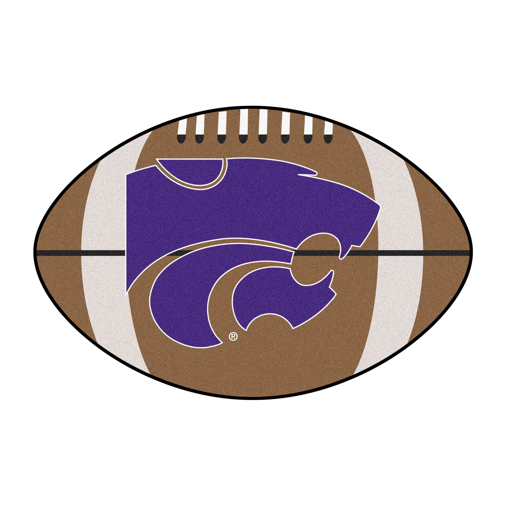 Kansas State Football Rug 20.5"x32.5"