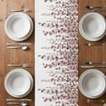 thumbnail image 6 of Brown Eucalyptus Leaves Table Runner - 72 Inch Long, Kitchen Dining Table Runner Dresser Scarves, Spring Leaves Plants Country Farmhouse Decor for Coffee Tables Wedding Party Banquet, 6 of 8