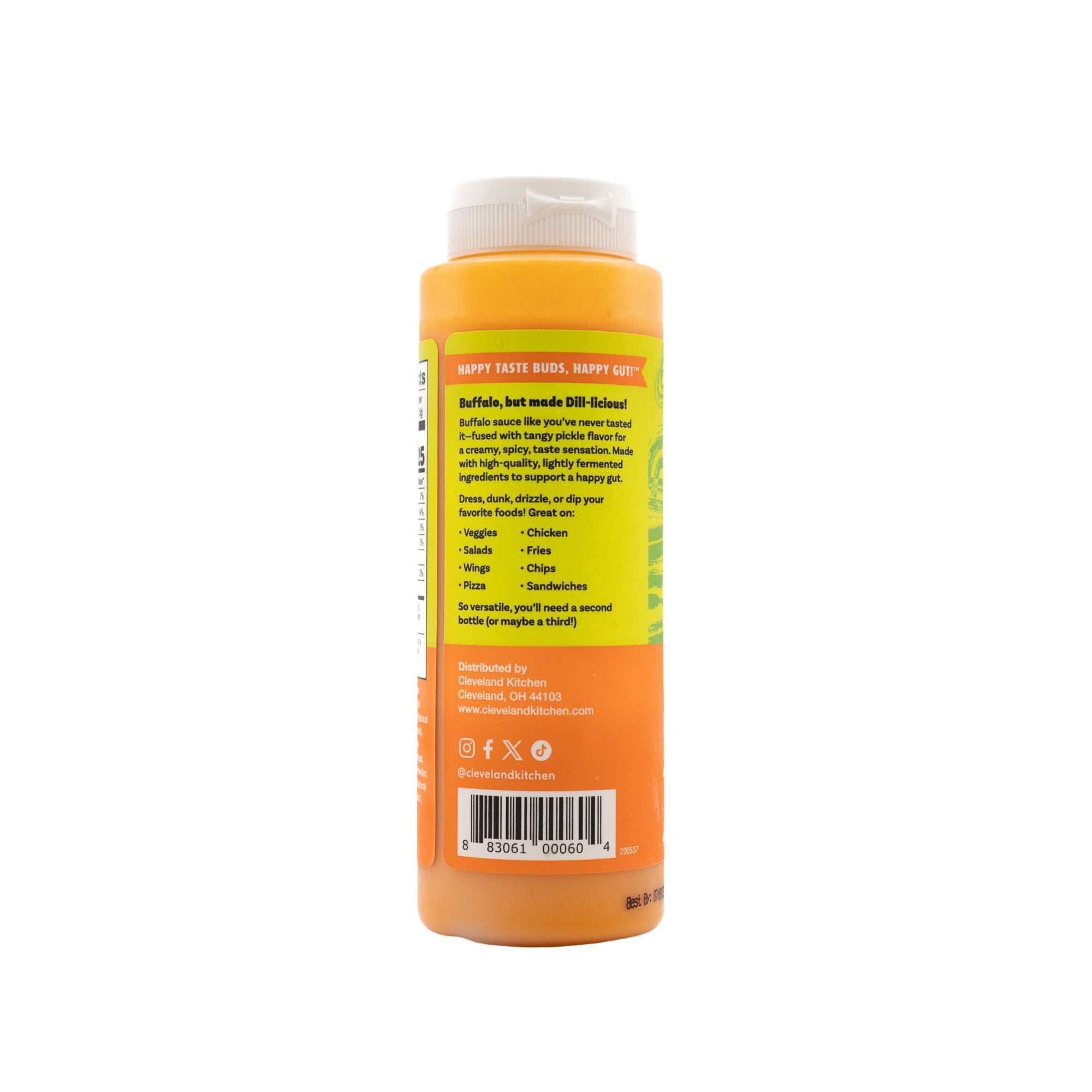 Cleveland Kitchen, Dill Pickle Buffalo Everything Sauce, 8 fl oz