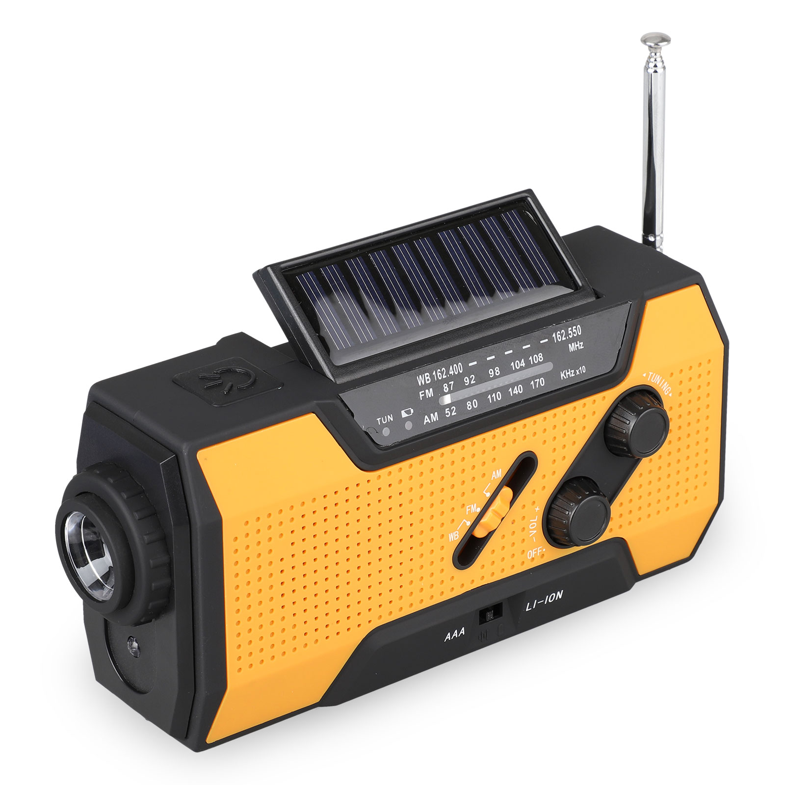 EEEKit Portable Emergency Weather Radio Hand Crank Self Powered AM/FM
