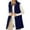 Navy, variant on Diufon Long Vest Women Sleeveless Hooded Zip Up Coat Lightweight Winter Warm Jackets with Pockets