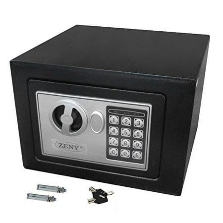 Zeny Electronic Digital Security Safe Box Keypad Lock for Gun Cash Jewelry Valuable (Best Gun Lock Box)