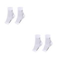 thumbnail image 2 of relayinert 2pairs Wide Application Compression Foot Sleeve Non-skid And Sweat Absorption white S/M 2Set, 2 of 6