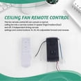 thumbnail image 5 of Universal Ceiling Fan Remote Control Kit 40W 6-Speed Timing Function Replacement Remote for DC Ceiling Fans & Lights, 5 of 5