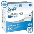 thumbnail image 3 of Scott Cleaning Towels 53892, White, 176 Towels/Box, 10 Boxes/Case, 1,760 Towels/Case, 3 of 7
