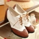 thumbnail image 2 of GOOHOCHY 1 par de zapatos de señora, zapatos elegantes, zapatos de tacón alto, calzado con cordones para mujer, 2 of 8
