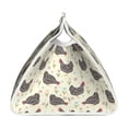 thumbnail image 4 of Picia Funny Chicken Pattern Long Tissue Box Cover,PVC Leather Triangle Holder,Tissue Box Holder with Magnetic Bottom,Facial Paper Organizer Dispenser-7.9"X4.9"X4.5", 4 of 9
