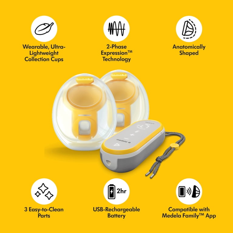 Medela Freestyle Hands-Free Breast Pump, Double Electric, Wearable