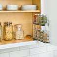 thumbnail image 2 of Rev-A-Shelf 3" Pullout Organizer for Cabinets, 2 Tier Upright Shelf, 5WU2-3N1-1, 2 of 6