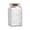 Square Begonia, 34 fl oz, variant on Vintage Glass Jar  Decorative With Lid Candy Cookie For Kitchen Counter Pantry 23.7 Fl Oz Storage Holds Coffee Tea Sugar Balth Salts