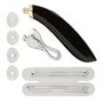 thumbnail image 2 of Trubeauty - Microderm Rechargeable Blemish System Reduce Pores Extractor Tools 5-Head - Black 1-Pack, 2 of 5