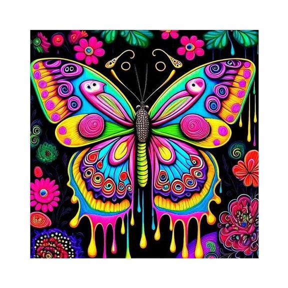 5D Diamond-Painting Kit for Adults & Beginners, Animal Theme DIY Art with Resin Drills for Home Decor