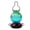 green blue gradient, variant on Large Capacity 680ml Glass Hummingbird Feeder For Backyard Garden Or Farm Including Secure Solution