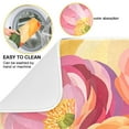 thumbnail image 2 of Yayeee Dish Drying Mat for Kitchen Counter 16"x18" Microfiber Absorbent Pad, Pink Abstract Floral, 2 of 7