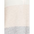 thumbnail image 4 of Dreamers by Debut Women's Plus Size Colorblocked V-Neck Sweater, 4 of 5