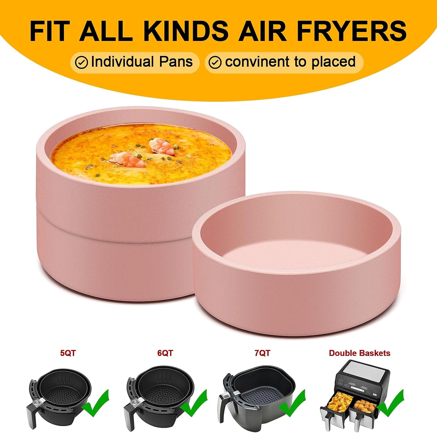 Silicone Microwave Egg Cooker, 3 Pack Air Fryer Egg Molds Eggwich Maker, Individual Egg Cups for Sandwiches Breakfast