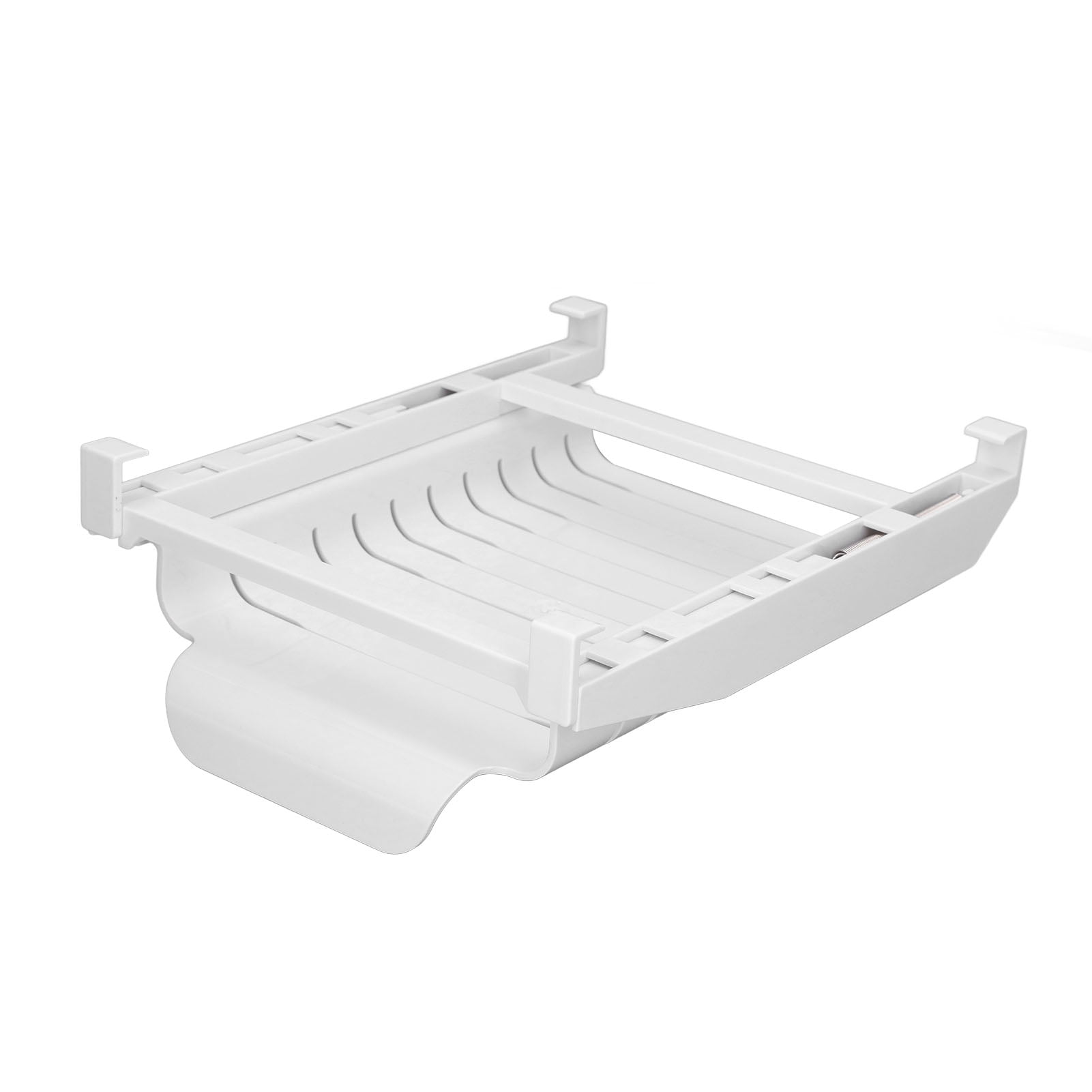 Refrigerator Track Storage Rack, Fridge Shelf Holder Storage Box Separate Meal Storage Powerful Slider Easy To Fix  For Home