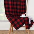 thumbnail image 4 of Buffalo Plaid Curtains, Farmhouse Buffalo Check Textured Grommet Window Curtain Panels,Gingham Light Filtering Window Drapes Rod Pocket Curtains for Living Room,W37 x L63 Inches,2 Panels, 4 of 9