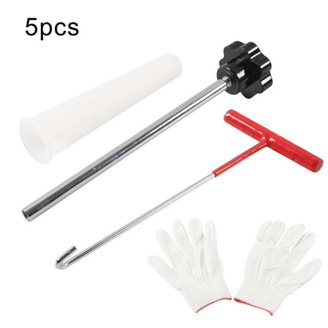 1 Ensemble d'Outils d'Installation de Valve, Outil de Réparation de Pneu, Outil de Réparation de Noyau de Valve de Pneu Noir