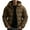 Brown#mens puff jacket big and tall, variant on VINUSLI Men’s Puffer Thicken Quilted Warm Jackets with Detachable Hood Winter Zip Up Cold Weather Outerwear Coat White,L