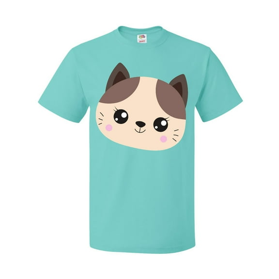 Inktastic Cute Cat, Little Cat, Cat Head, Brown Cat T-Shirt