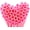 Pink, variant on 50pcs Heart Shaped Pink Straws 8mm Individually Wrapped Disposable Drinking Straws for Galentine's Brunches,Cocktail, Birthday Parties, Pastel Weddings & Bridal Shower Decorations