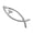 Silver, variant on Christian Ichthys Fish Stickers Weather Resistant Adhesive Decals Savior Fish Car Stickers for Vehicle & Laptops