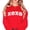 Red Sweatshirt, variant on Animal Lover XoXo Pawprint Sweatshirt for Valentine's Day Gray Sweatshirt Adult X-Large