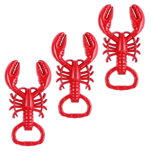 NUOLUX 3Ud Abrebotellas De Cerveza Cangrejo Zinc Fácil Para Cocina Y Fiesta