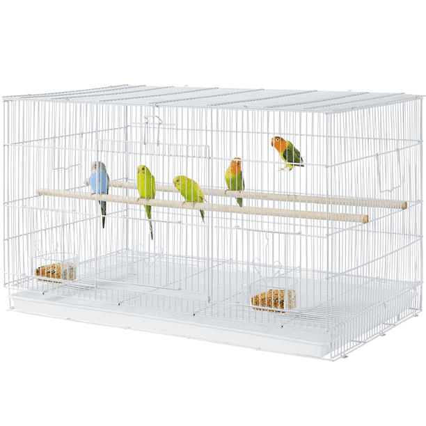 Curated visual reference: Yaheetech Flight Cage With Slide Out Tray Wood Perches For Photo Inspiration