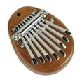 thumbnail image 1 of 8-Key Mini Thumb Piano, Portable Kalimba Musical Instrument for Beginners, Handcrafted Wood Finger Piano with Hanging Rope for Travel and Gift, 2.17-Inch, 1 of 8