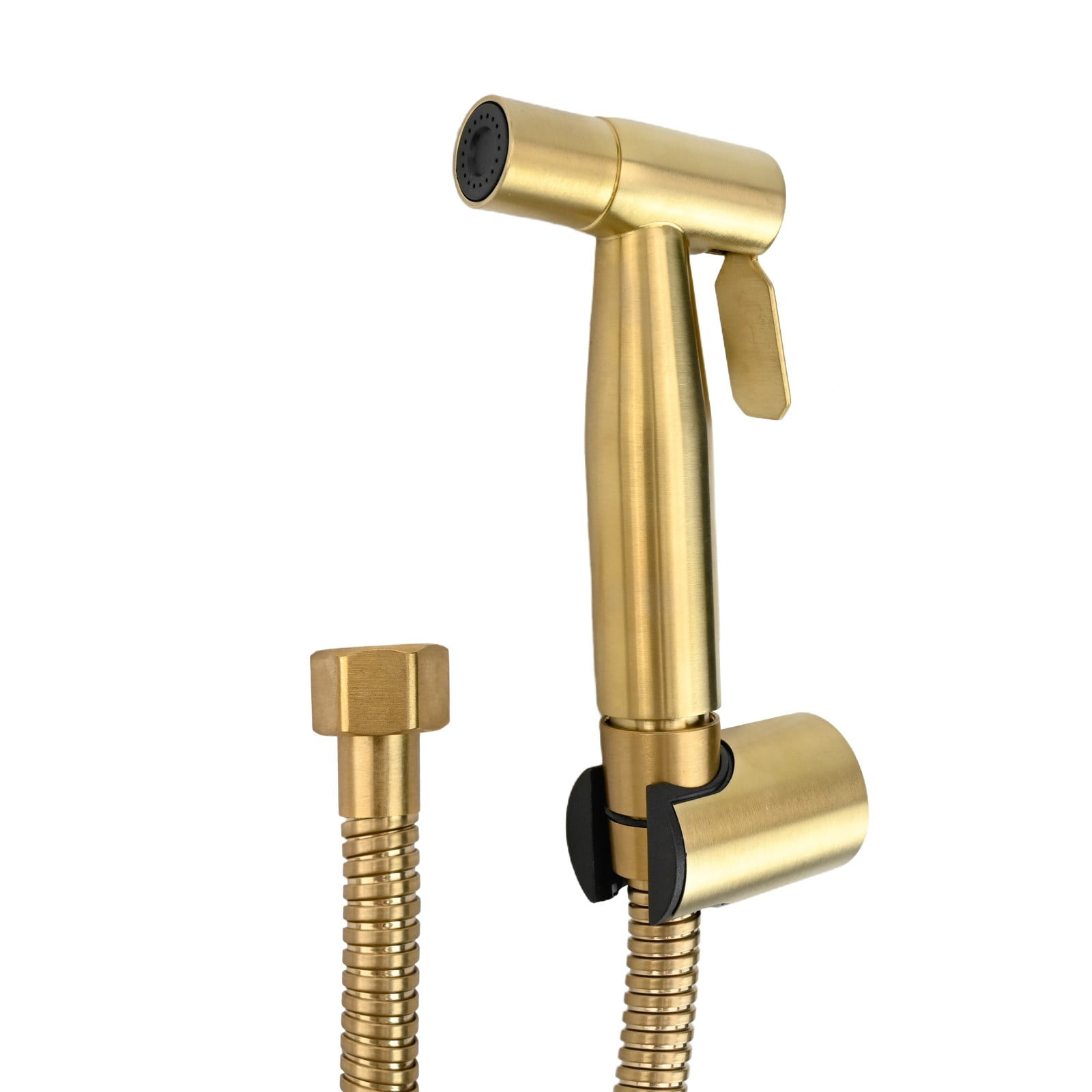 304 Stainless Steel Single Bidet Gold Color Handheld Toilet Bidets Shattaf Showerset With Filling Valve Shower Hose