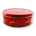 thumbnail image 6 of Jacobsens Danish Butter Cookies Reindeer Embossed Gift Tin with Bonus Gift Gold Stainless Steel Tongs 14.1Oz. (400 g.), 6 of 9