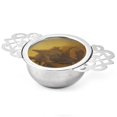 thumbnail image 5 of Colador de té Colador de té de malla fina de doble capa Colador de té de acero inoxidable Juego de té de encaje Juego de infusión de fugas de té Herramienta de cocina de malla, 5 of 5