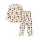 thumbnail image 1 of Balery Childrens Party Pijama para Hombre de Dos Piezas con Manga Larga, Conjunto de Dormir y Descanso Suave con Bolsillos-XX-Large, 1 of 7