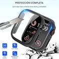 thumbnail image 2 of Correa de Silicona con Funda Protectora de Cristal para Apple Watch, Compatible con Todas las Series, 2 of 4