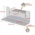 thumbnail image 2 of 4 Juego X Soportes de Montaje para Paneles Solares, Soporte de Aluminio Tipo Z para Techo de Paneles Fotovoltaicos., 2 of 6