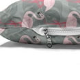 thumbnail image 4 of Flamingo Pet Bed, Faded Island Jungle Tree Leaves Pink Birds Hawaii Wildlife Nature Inspirations, Resistant Pad for Dogs and Cats Cushion with Removable Cover, 24" x 39", Grey Rose Pink, by Ambesonne, 4 of 4