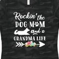 thumbnail image 4 of Inktastic Rockin' the Dog Mom and Grandma Life Women's T-Shirt, 4 of 5