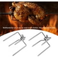 thumbnail image 3 of Barbecue Fork-2PCS Multifunctional Stainless Steel BBQ Fork Grill Fork Roast Spit Barbecue Tool, 3 of 7
