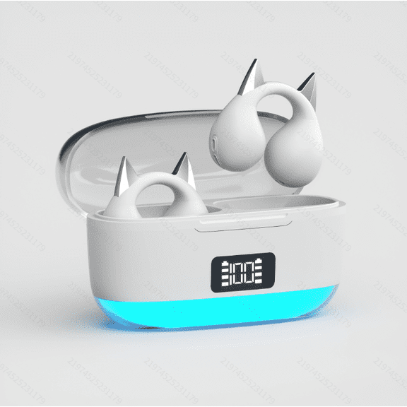 WTS comfortable Wireless Earbuds Ear Clip Bone Conduction Headphones