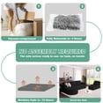 thumbnail image 6 of Soscana Living Room Furniture Set,3 Piece Bornless Sofa Set,L Shaped Corduroy Couch with Single Lounge Chair & Ottoman, Modular Sectional Sofa with Movable Footstool for Living Room,Apartment, 6 of 9