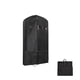 thumbnail image 2 of Bolsa para ropa para guardar armarios y viajes – Cubierta grande plegable y no tejida para el traje negro con ventana transparente, cremallera completa, resistente al polvo, portátil, para varias, 2 of 6